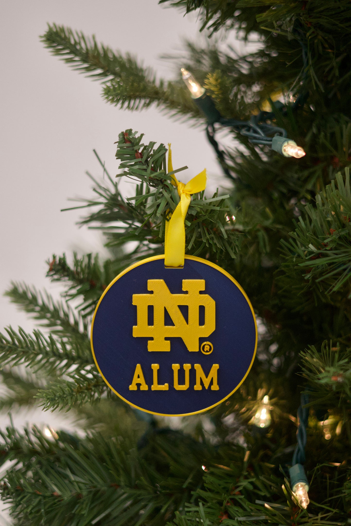 ND Round "Alumni" Ornament