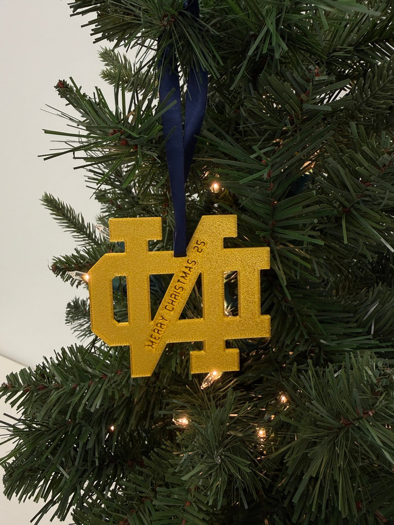ND "Monogram" Alumni Ornament