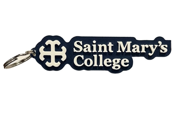 Navy Saint Mary's College Keychain (5 pack)