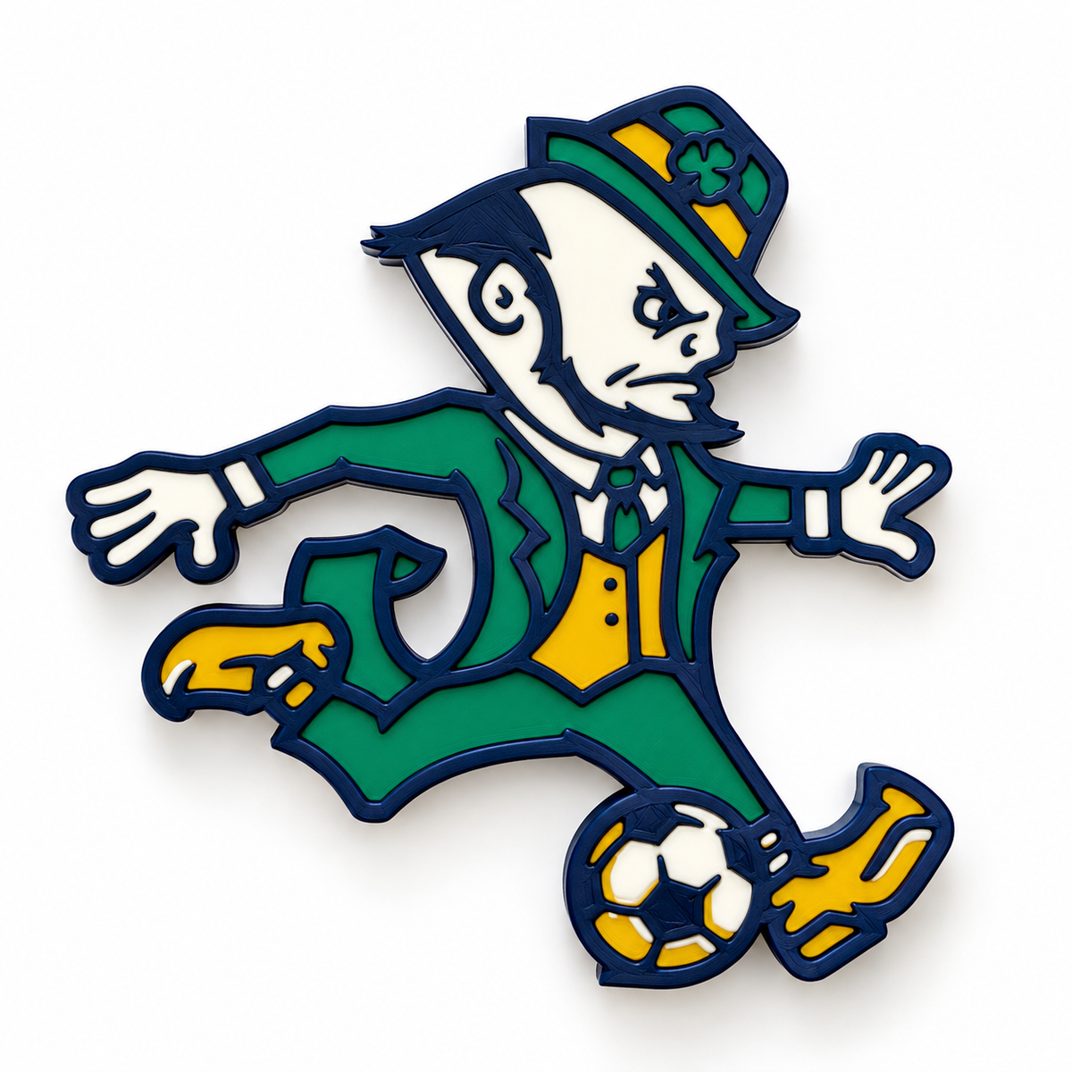 Soccer Leprechaun Magnet