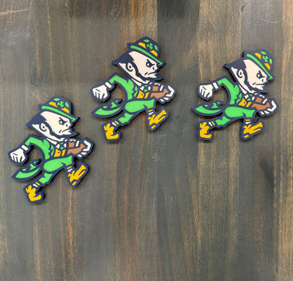ND Football Leprechaun Magnet