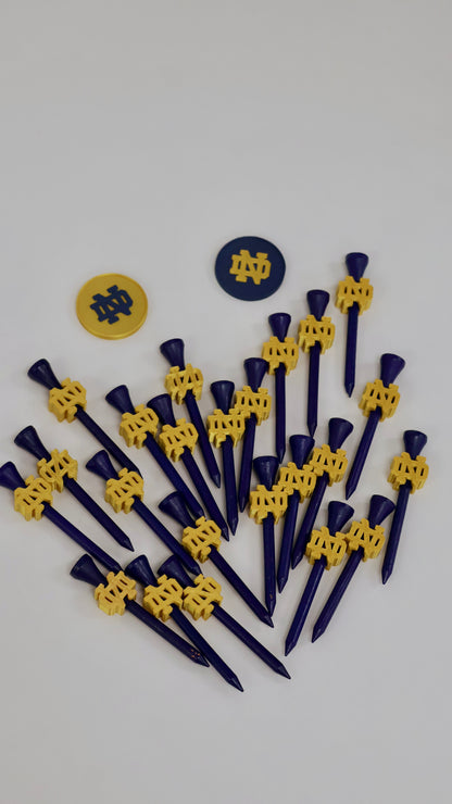 Notre Dame Legacy Golf Tees (Bundle Options Available)