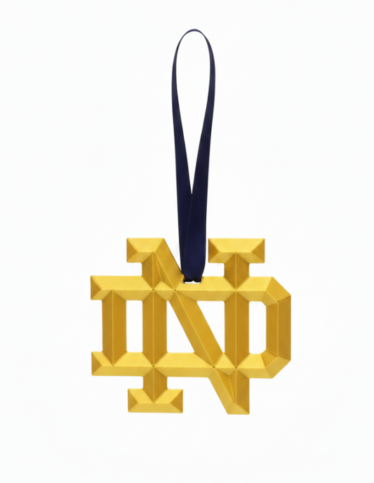 ND Monogram Ornament