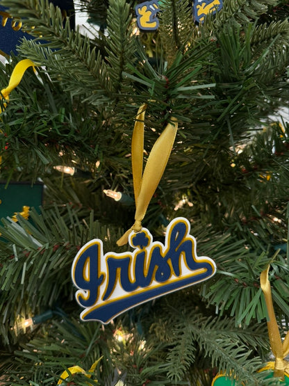 Irish Swoosh Ornament