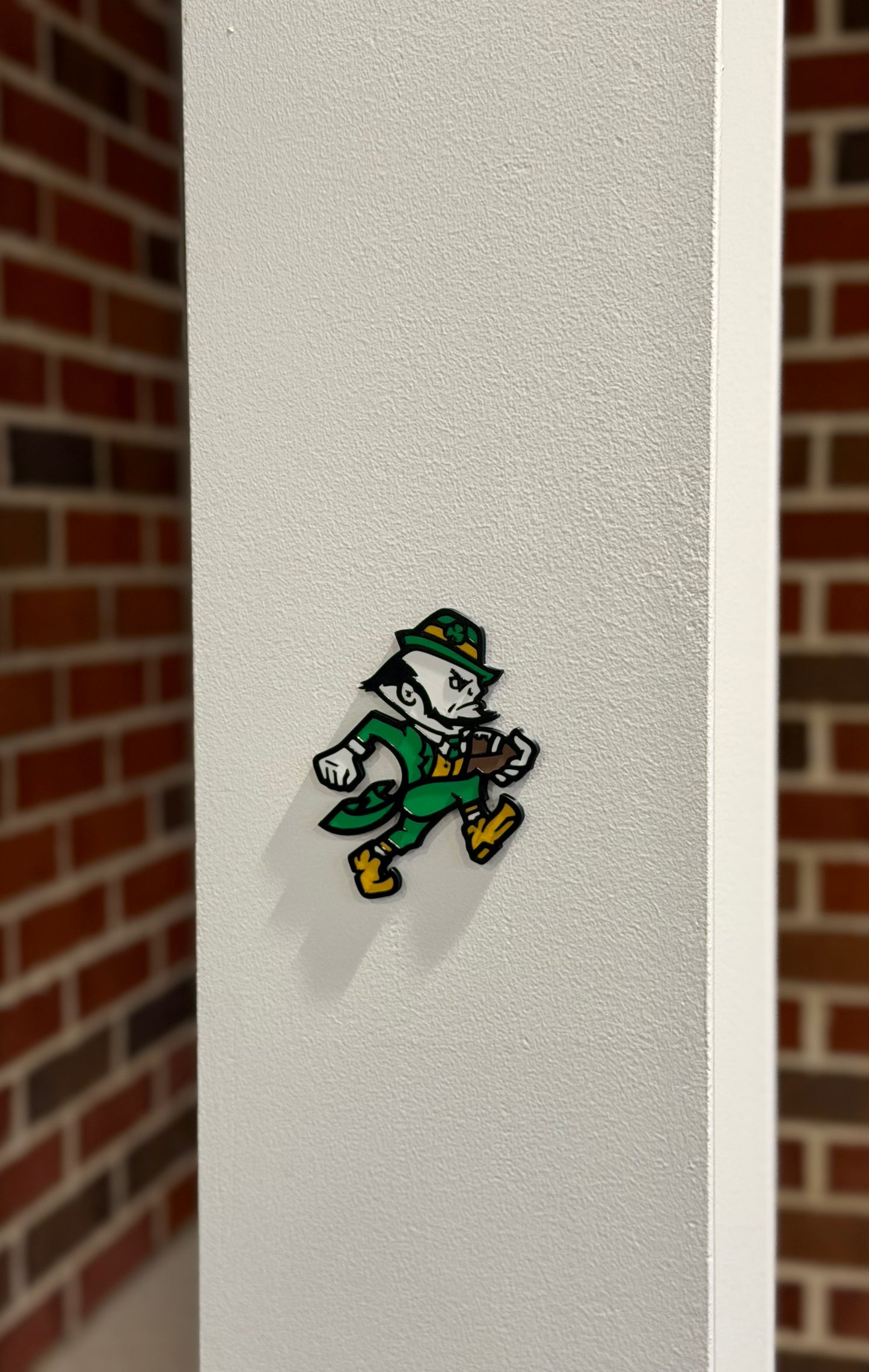 ND Football Leprechaun Magnet