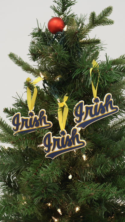 Irish Swoosh Ornament