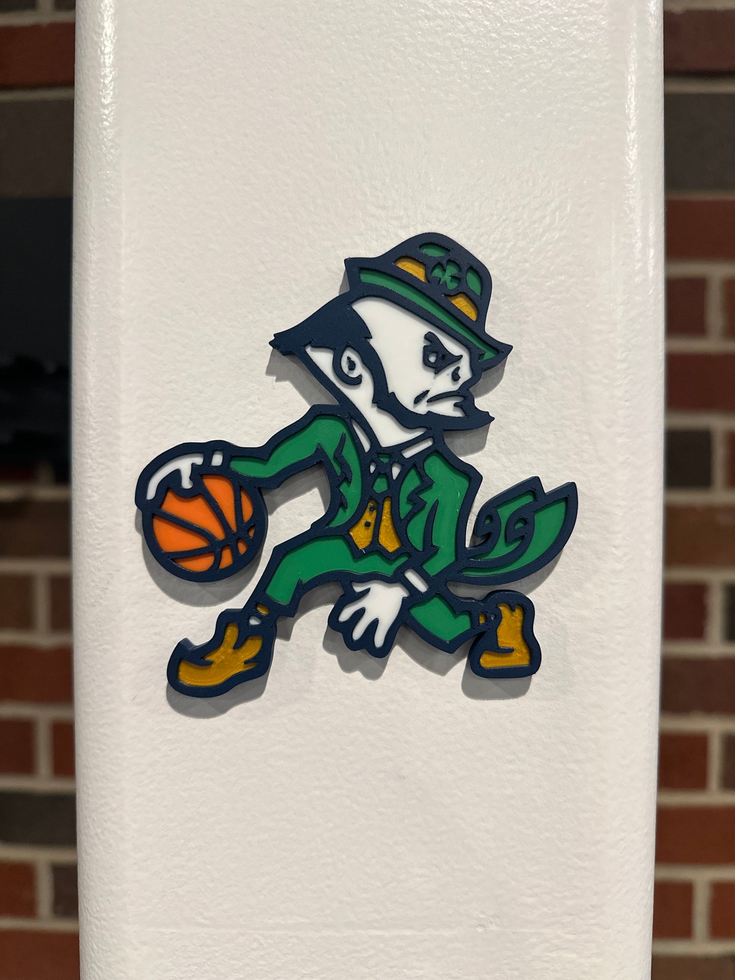 Basketball Leprechaun Magnet