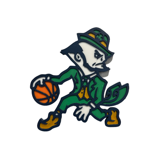 Basketball Leprechaun Magnet