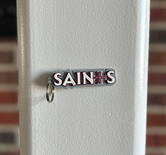 Holy Cross College “Saints” Keychain