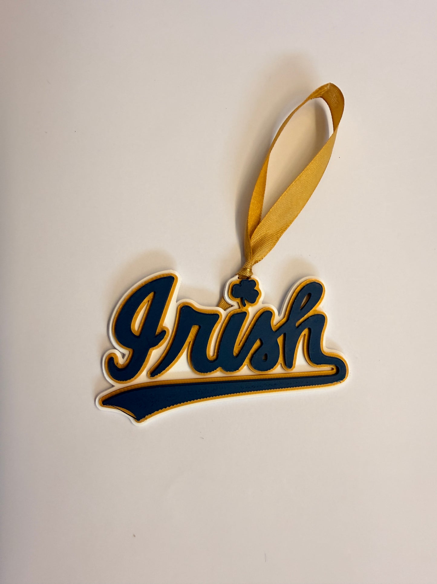 Irish Swoosh Ornament