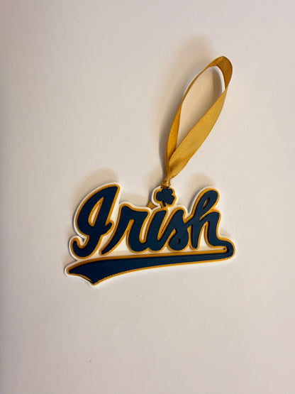 Irish Swoosh Ornament
