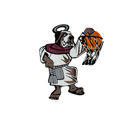 Holy Cross College Basil Basketball Magnet