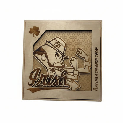 “Notre Dame” Wooden Wall Art (25" x 25")