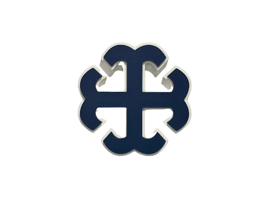 Saint Mary's French Cross Magnet